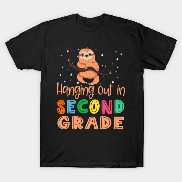 2nd Grade Shirt Back To School Second Grade Sloth Boys Girls Premium T-Shirt by Wolfek246